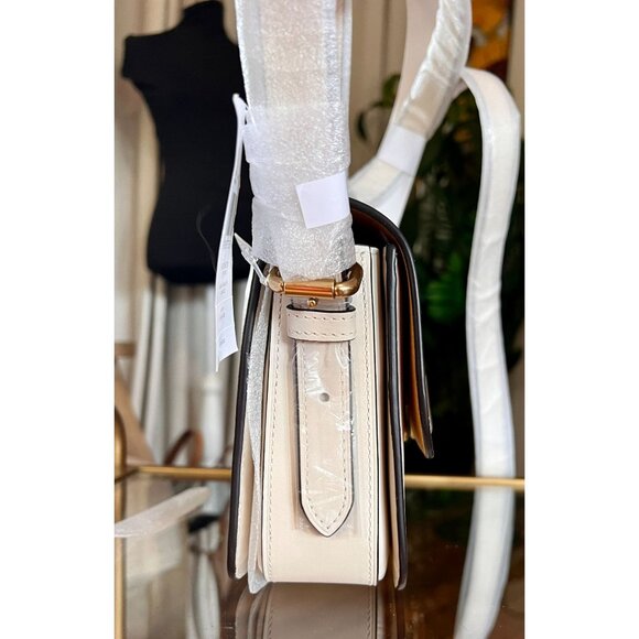 NEW!!! Coach White/Chalk Leather Sage Shoulder Bag/Crossbody with Adjustable Str - Picture 6 of 11
